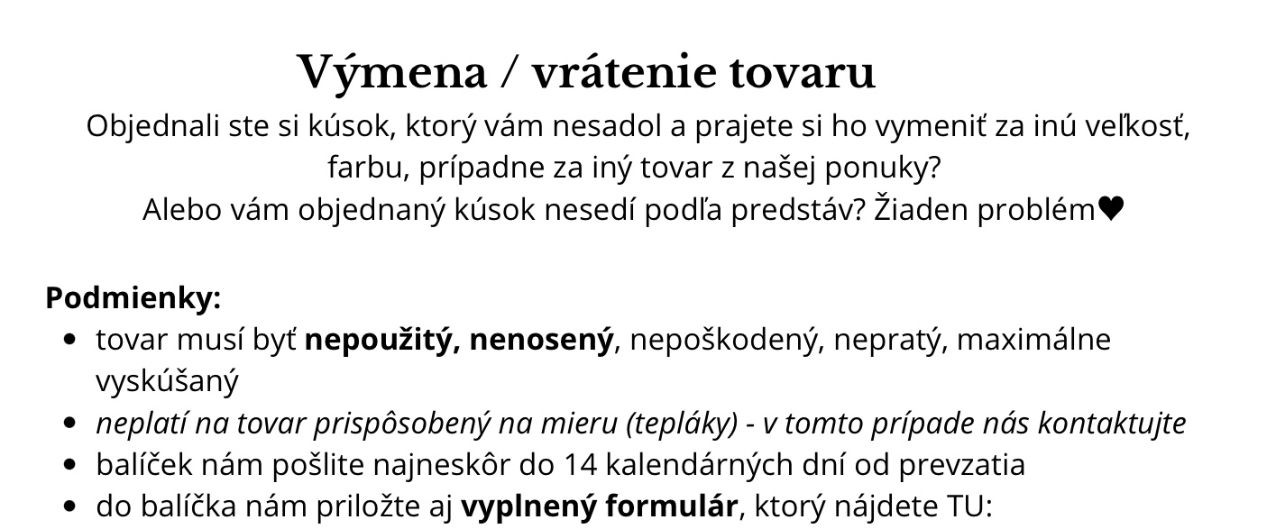 výmenavrátenieformulár - 1
